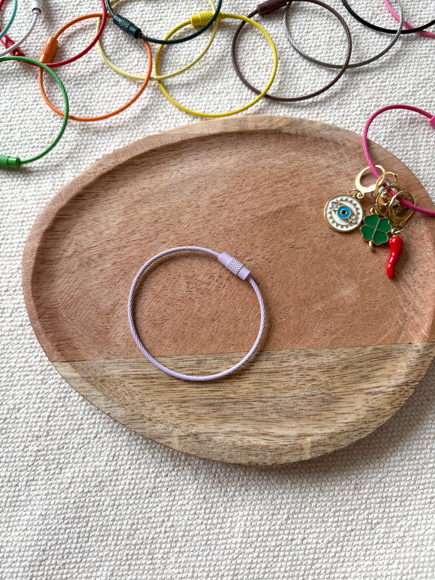 Anneau de rangement pour marqueurs de maille tricot & crochet