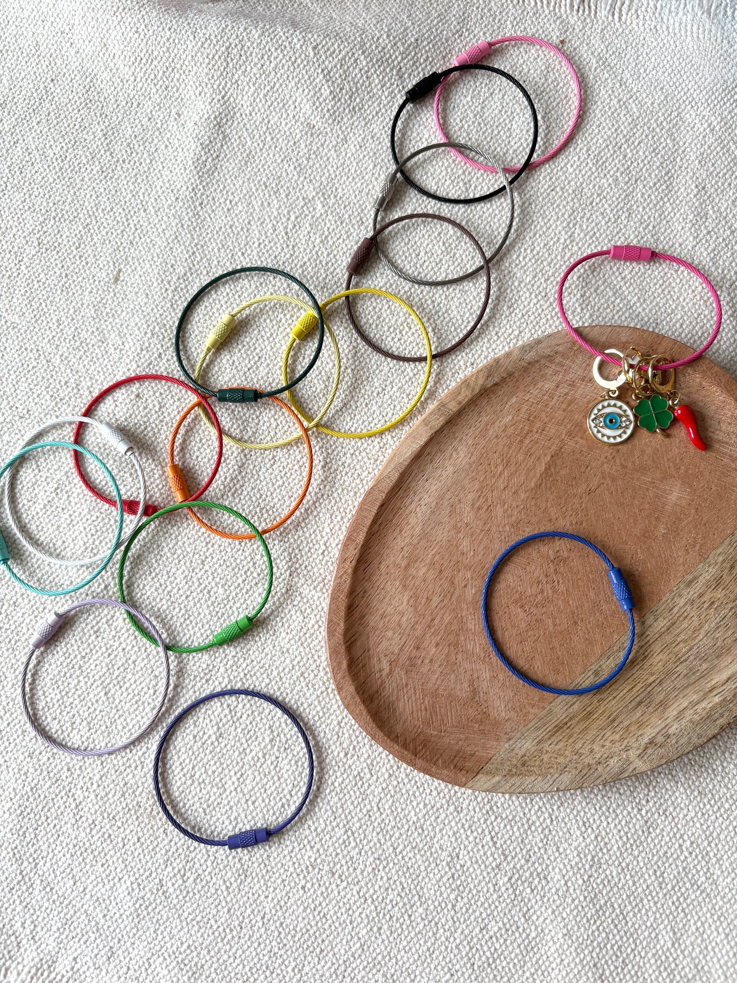 Anneau de rangement pour marqueurs de maille tricot & crochet