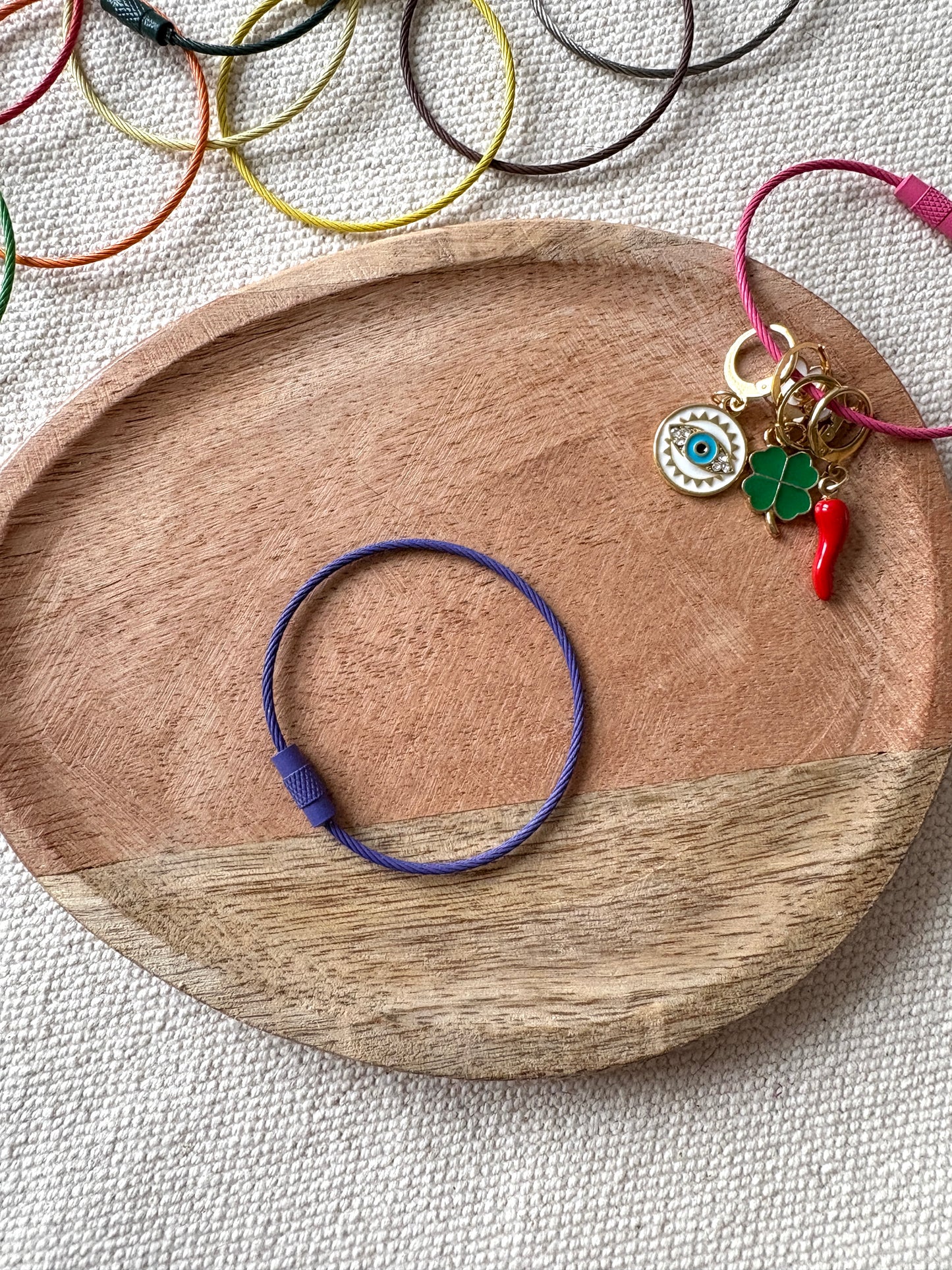 Anneau de rangement pour marqueurs de maille tricot & crochet