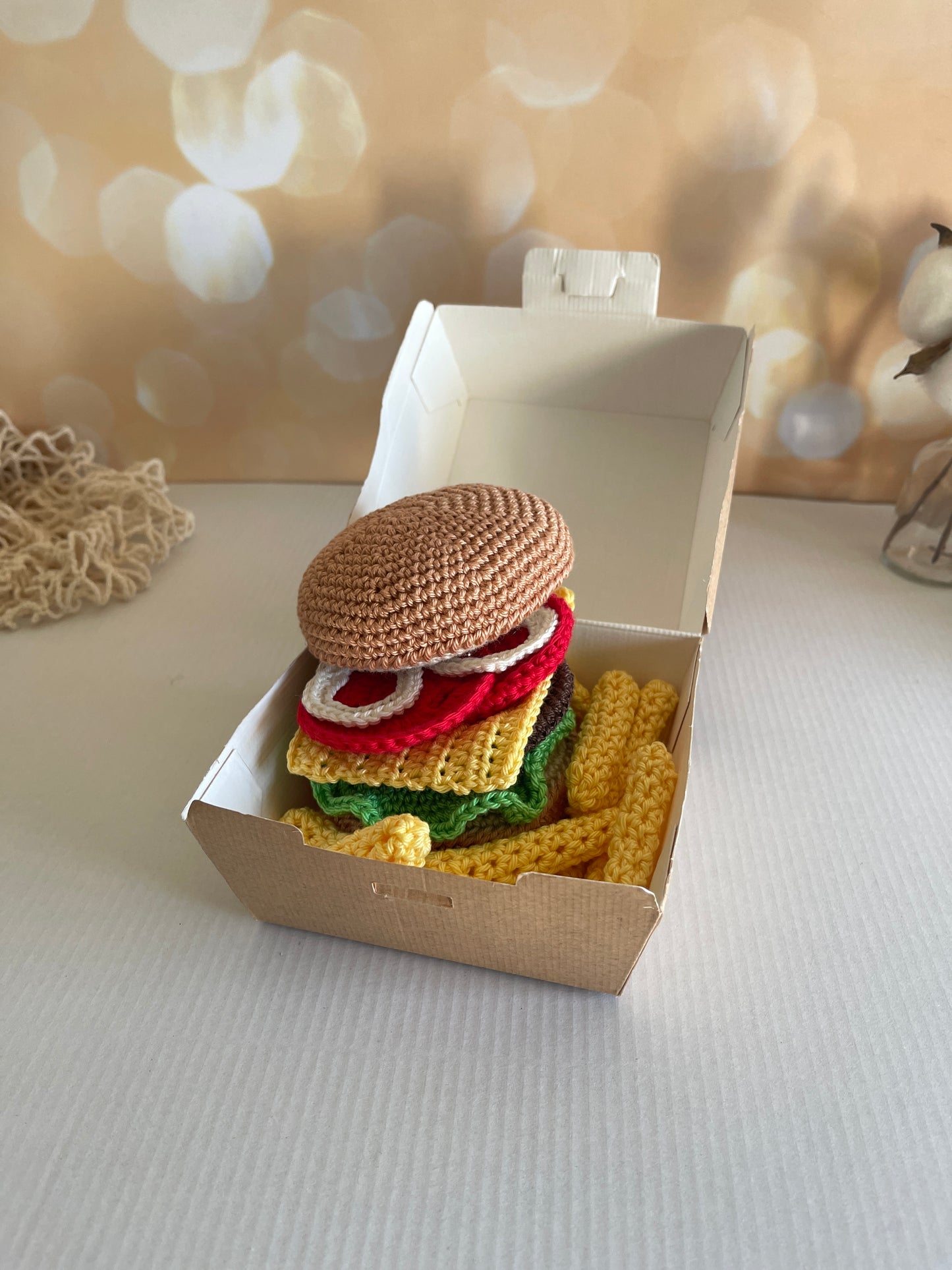 Le burger et ses frites 🍔🍟