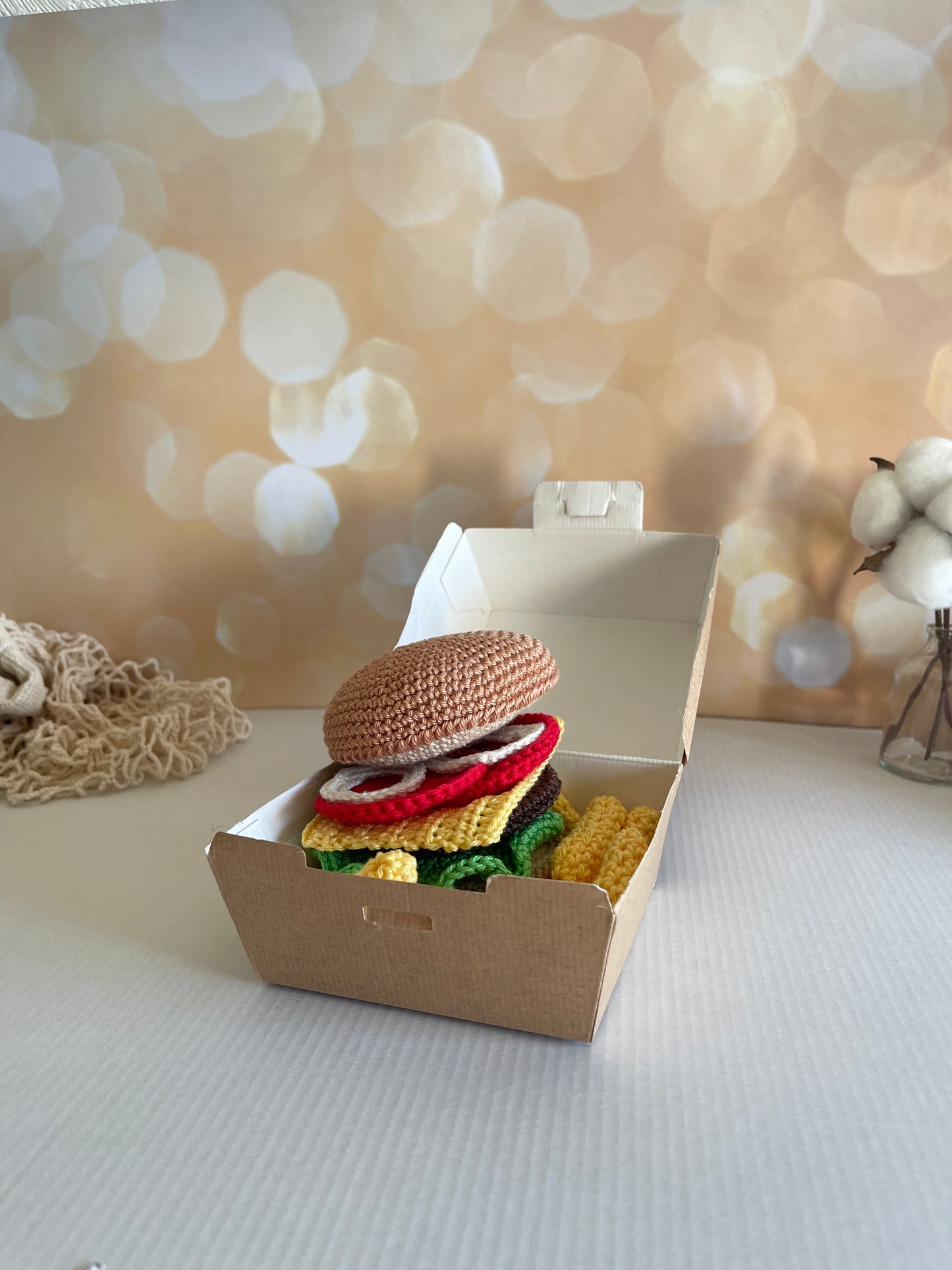 Le burger et ses frites 🍔🍟
