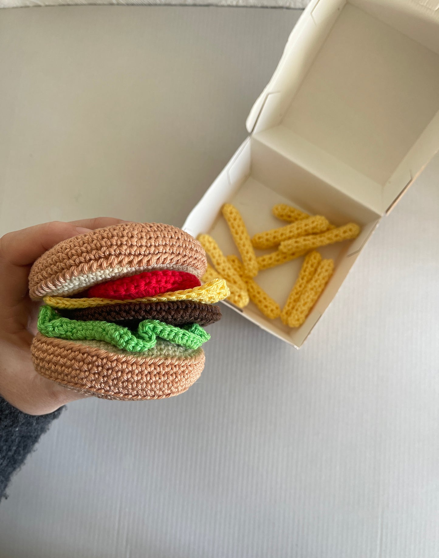 Le burger et ses frites 🍔🍟