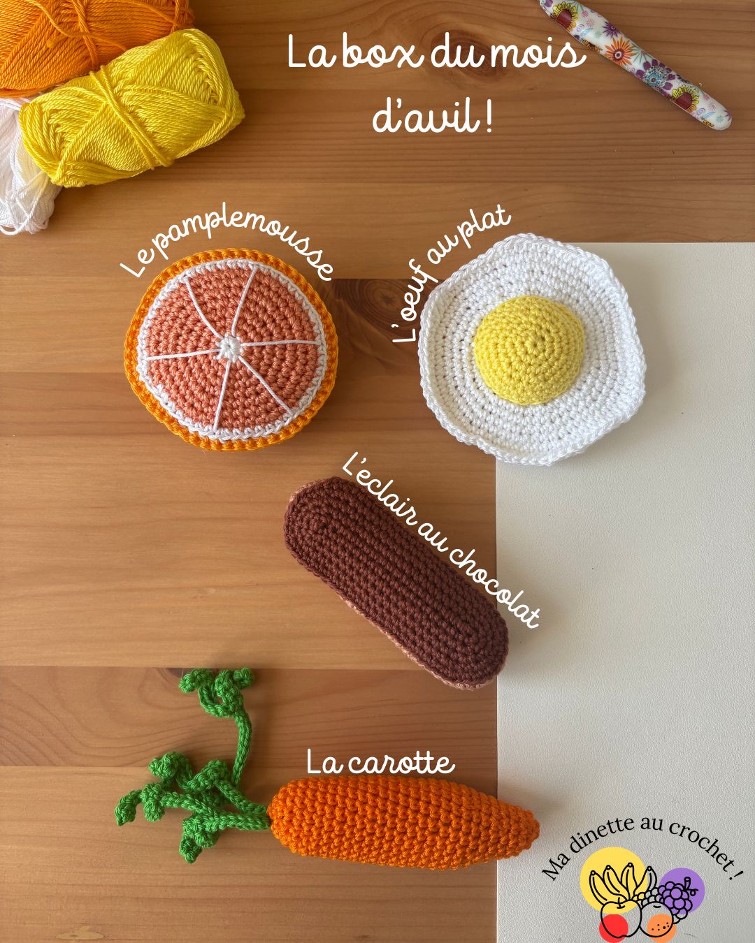 Box "Ma dinette au crochet" à l'unité