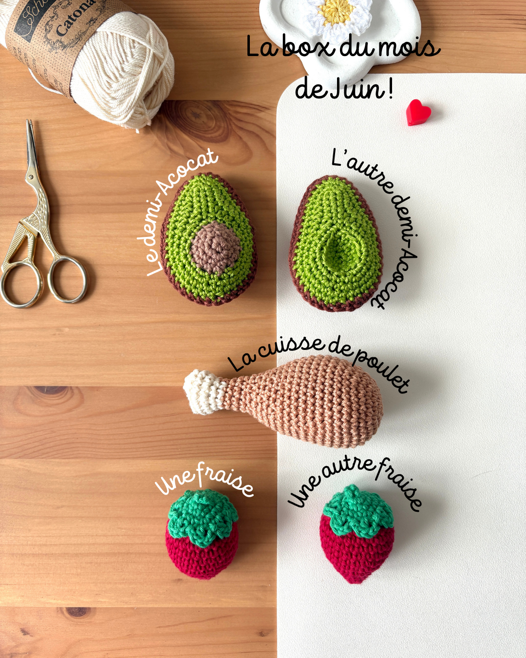 Box "Ma dinette au crochet" à l'unité