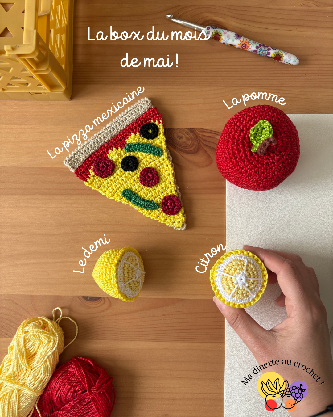 Box "Ma dinette au crochet" à l'unité