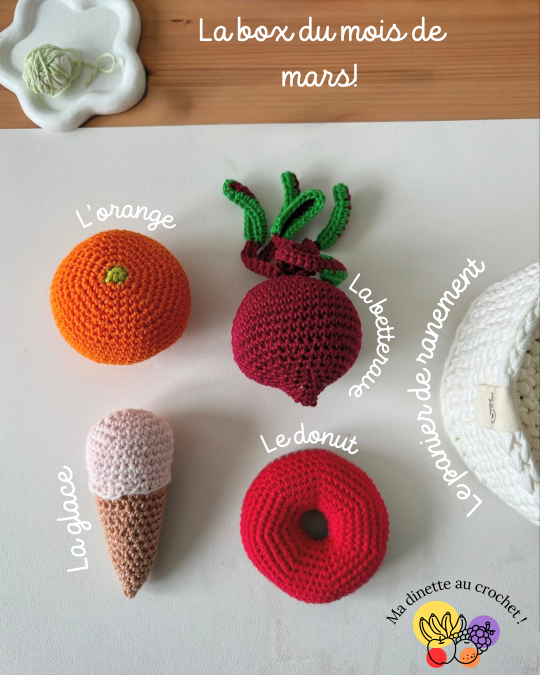 Box "Ma dinette au crochet" à l'unité