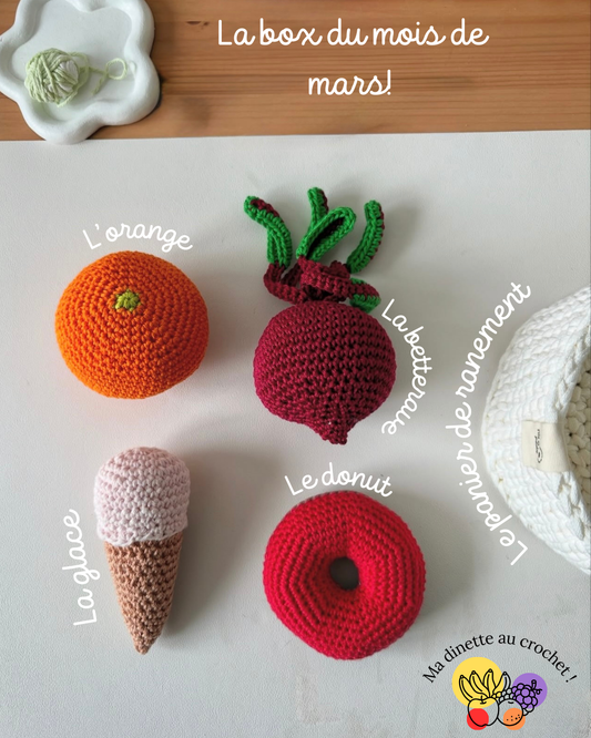 Box "Ma dinette au crochet" à l'unité