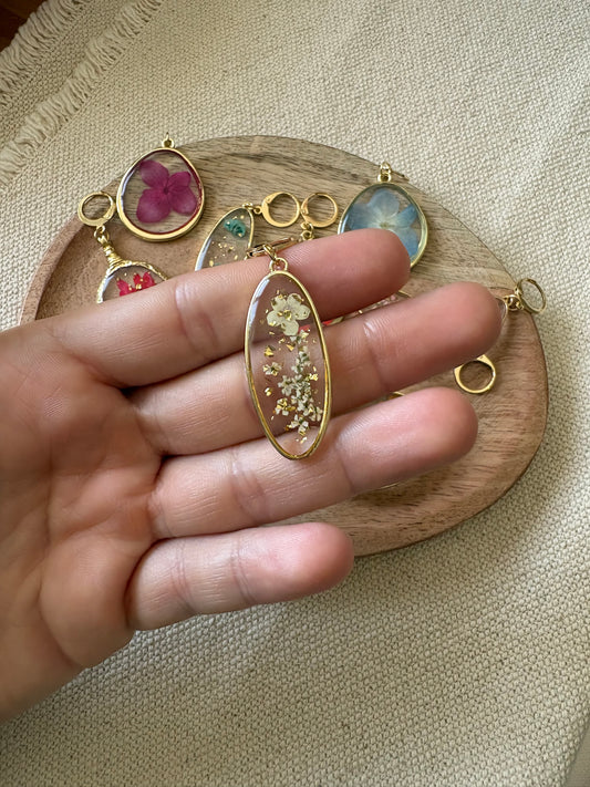 Les marqueurs de mailles fleurs sechées 🌸