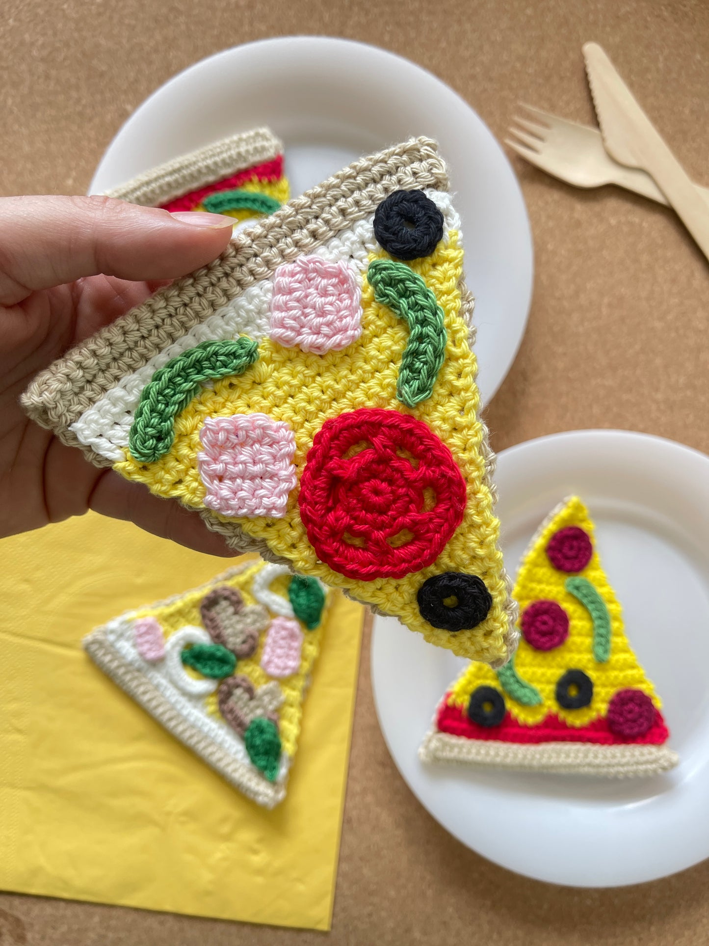 Les parts de pizza 🍕