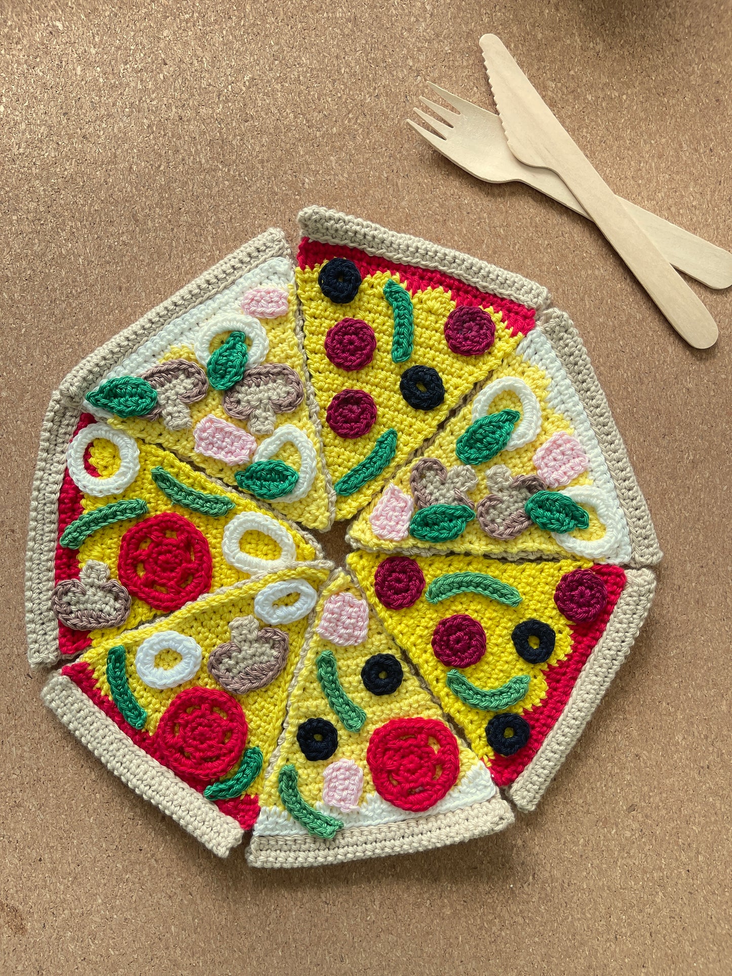 Les parts de pizza 🍕