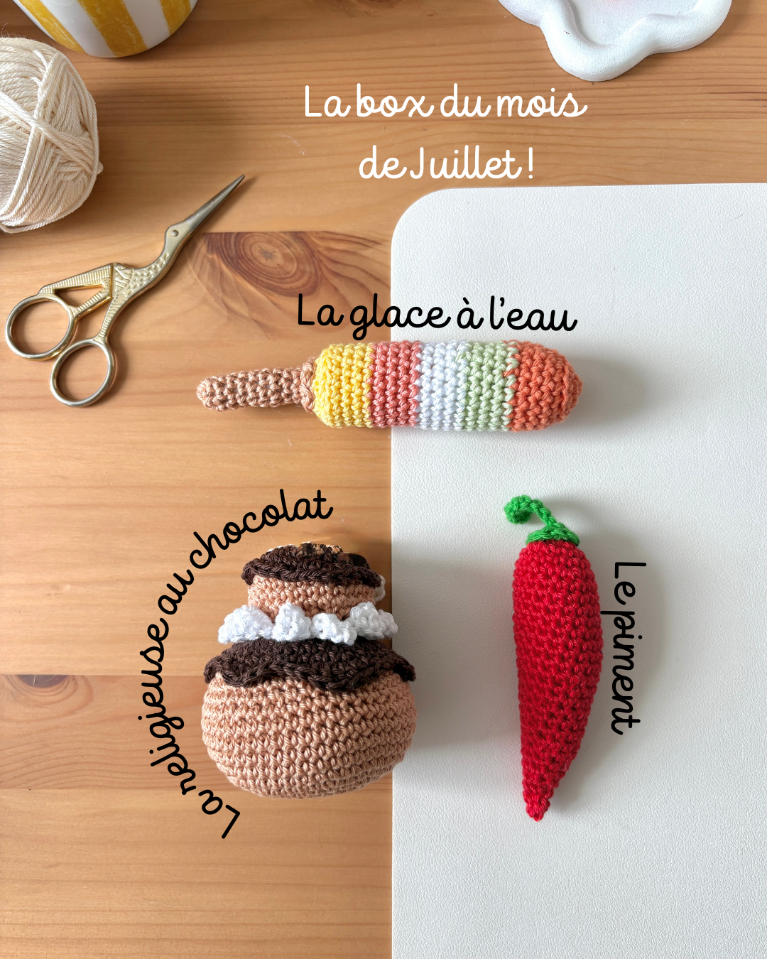 Box "Ma dinette au crochet" à l'unité