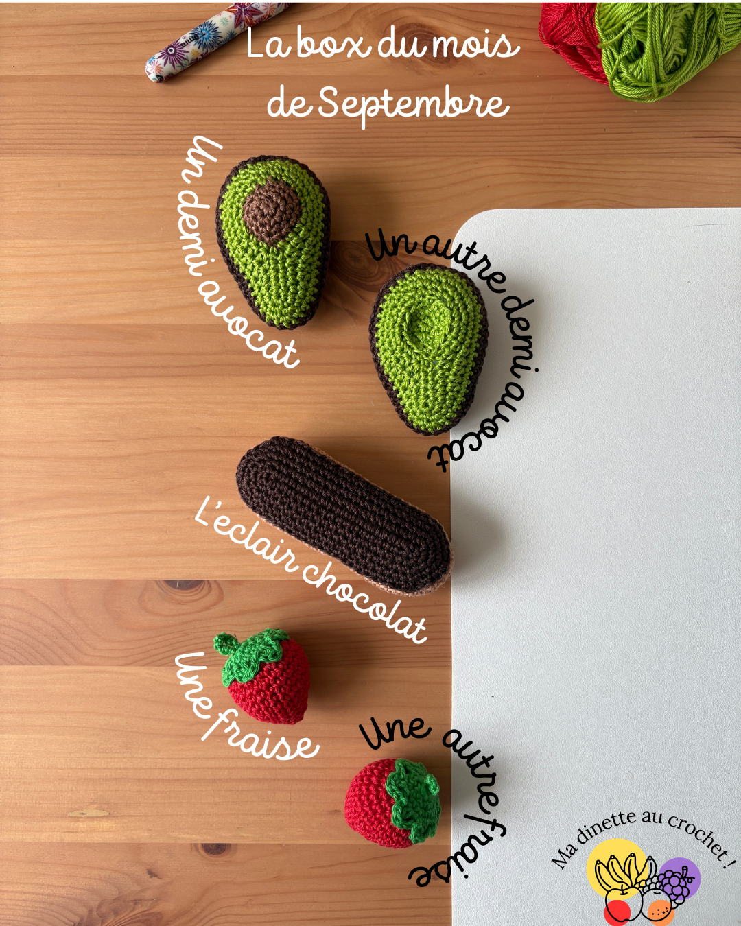 Box "Ma dinette au crochet" à l'unité