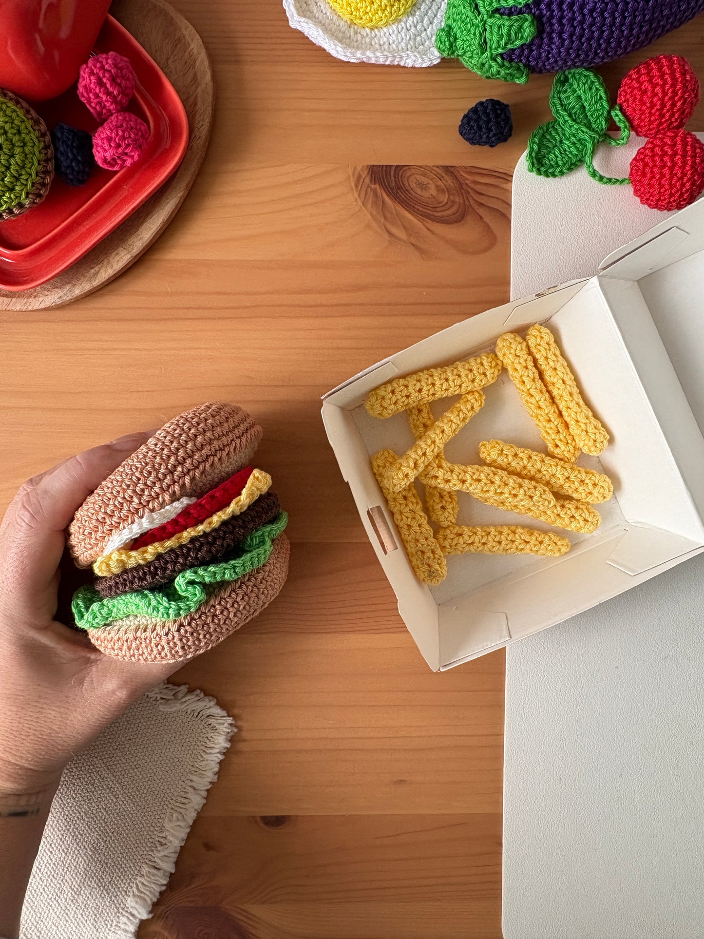 Le burger et ses frites 🍔🍟