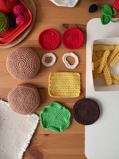 Le burger et ses frites 🍔🍟