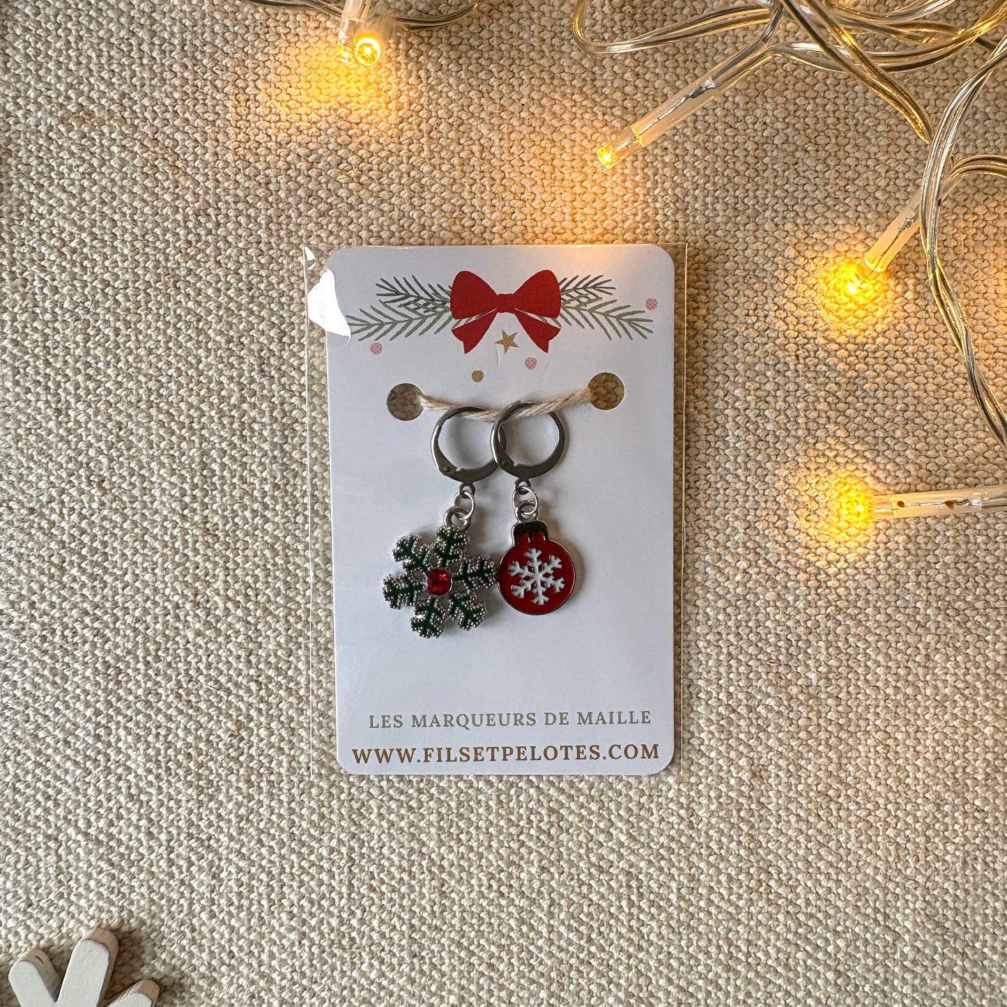 Les marqueurs de mailles de Noël 🎄