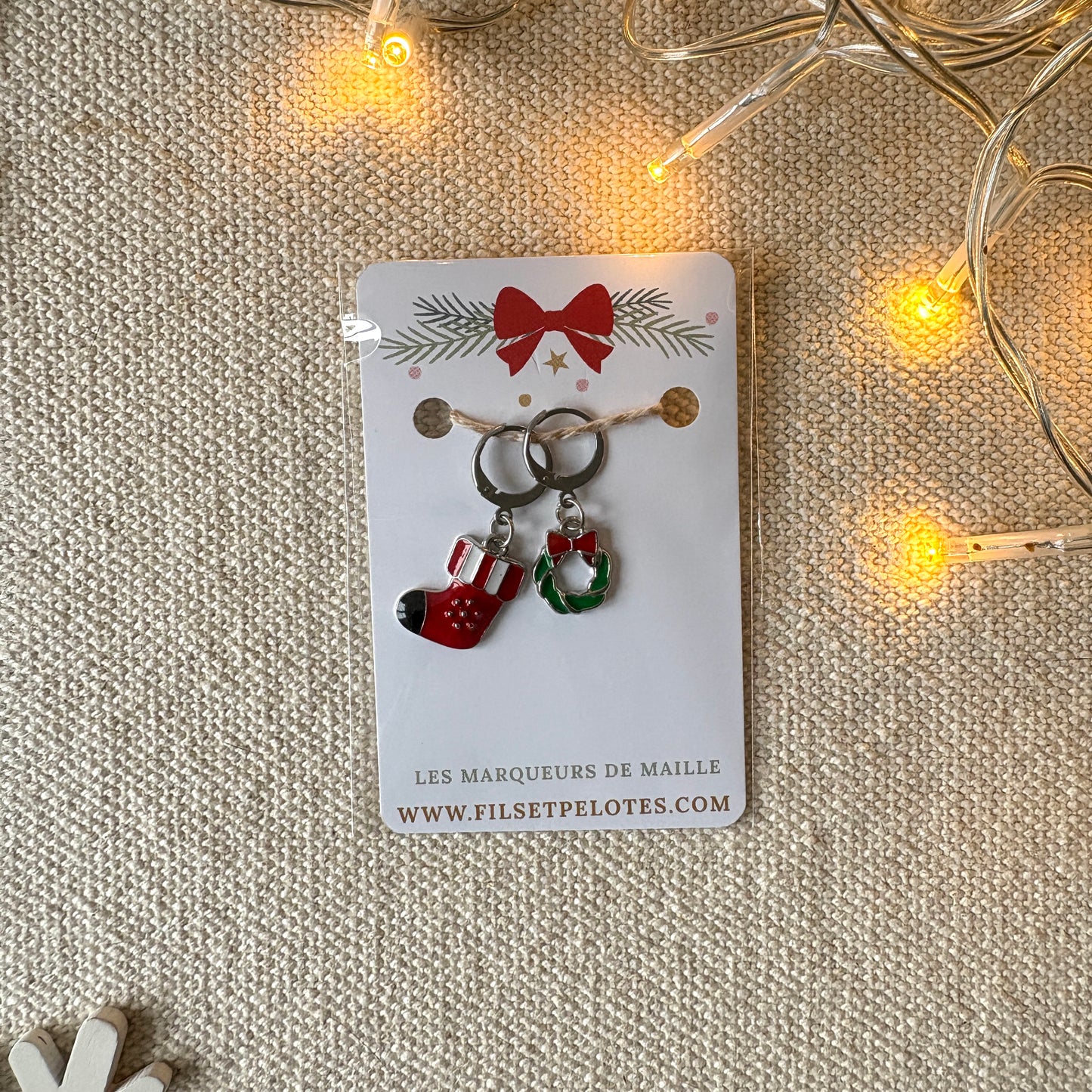 Les marqueurs de mailles de Noël 🎄