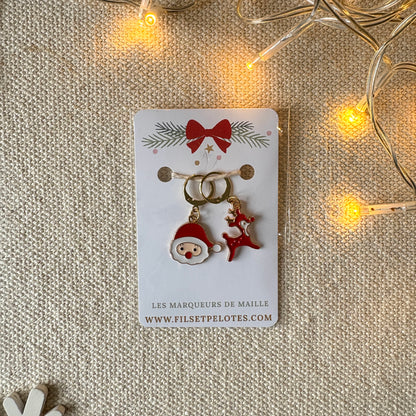 Les marqueurs de mailles de Noël 🎄