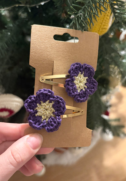 Barrettes fleurs 🌸