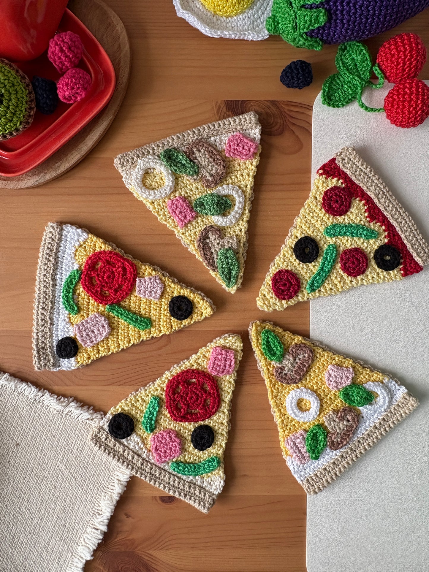 Les parts de pizza 🍕