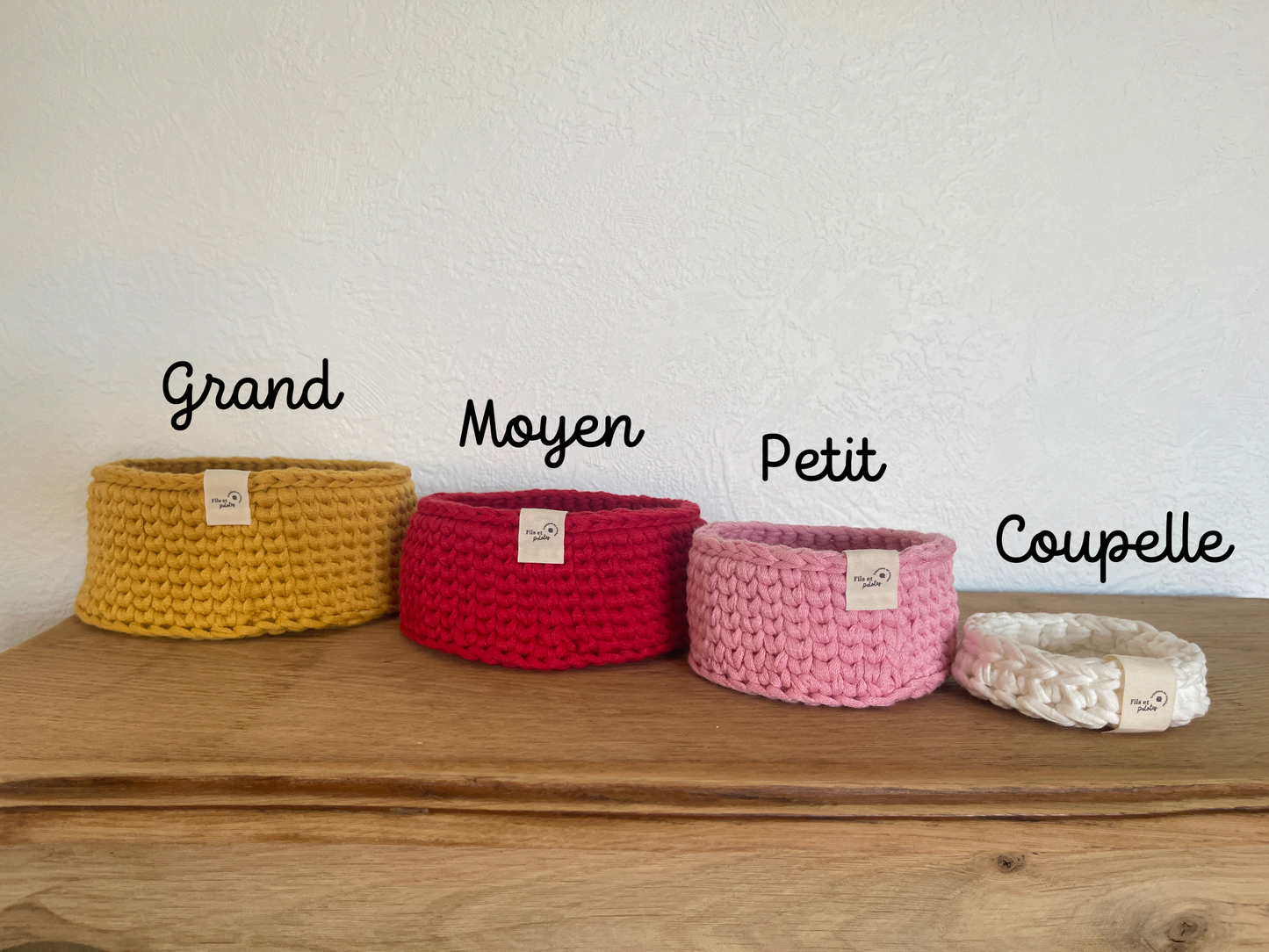 Les paniers de rangement 🧺
